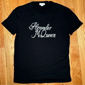 Alexander McQueen Script Logo Runway Tshirt